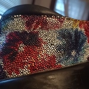 Alegria Multi Colored Floral Dot Kel Bloomies Nursing Clogs By PG Lite Size 9.5